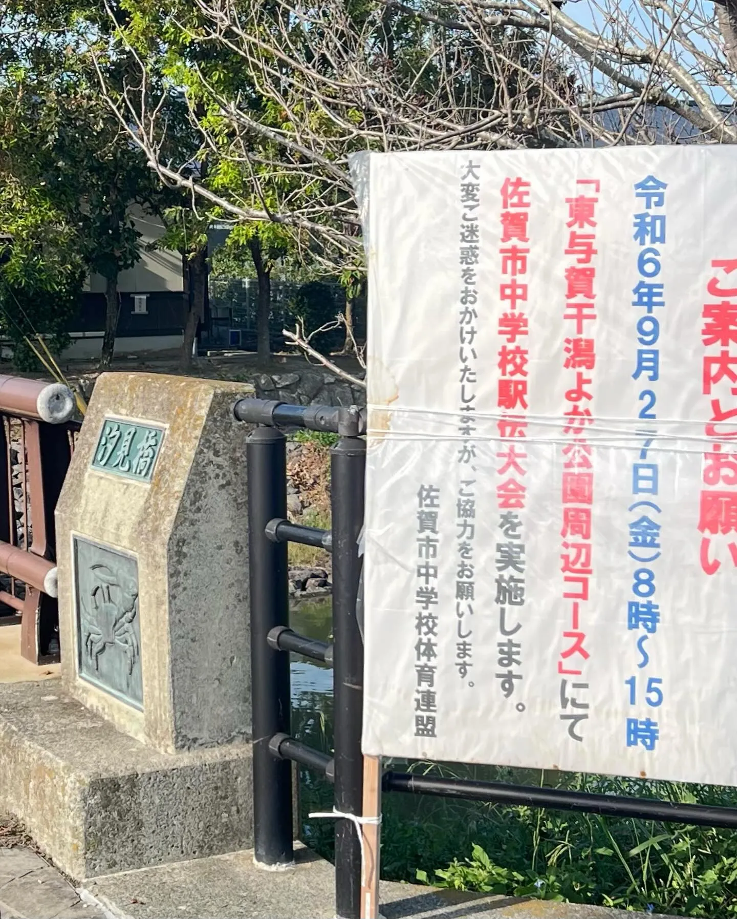 週末にあった県中学駅伝大会予選